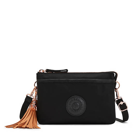 Kipling Riri Crossbody Táska Rózsaszín Fekete | HU 1222BE